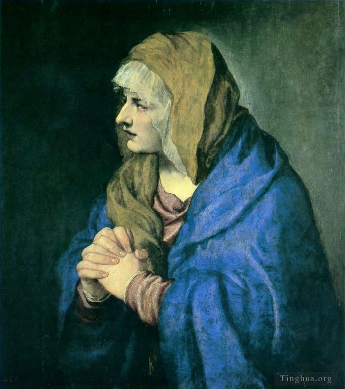 Titian Oil Painting - Mater Dolorosa