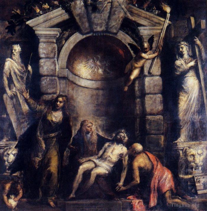 Titian Oil Painting - Pieta