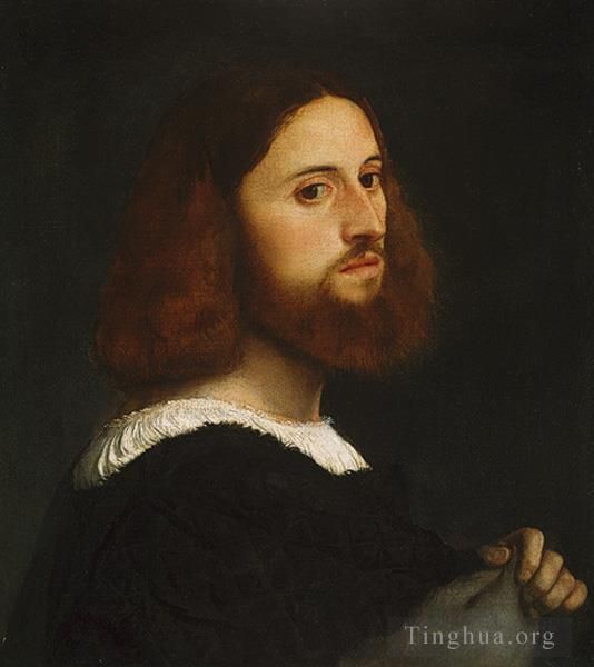 Titian Oil Painting - Portrait of a Man 151The Met