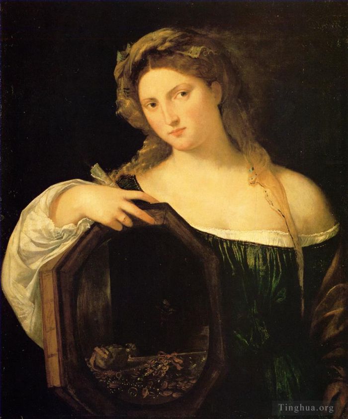 Titian Oil Painting - Profane Love or Vanity 1514