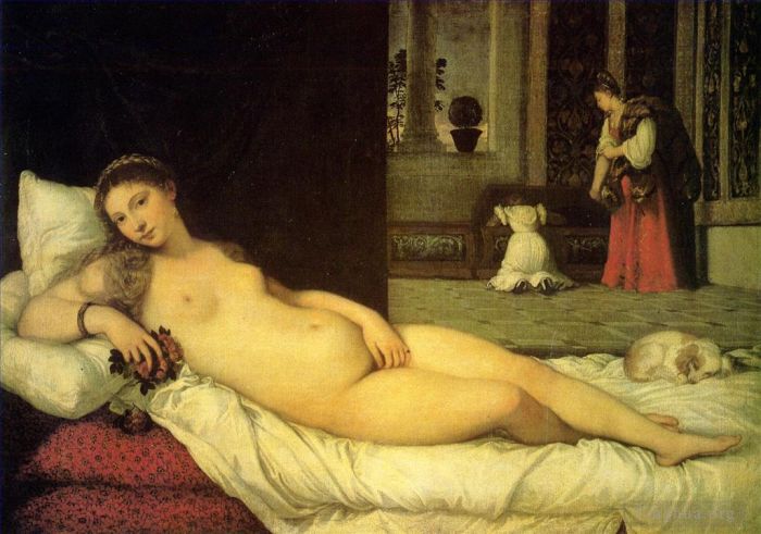 Titian Oil Painting - Venus of Urbino