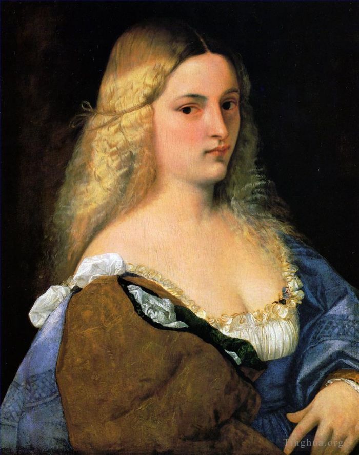 Titian Oil Painting - Violante