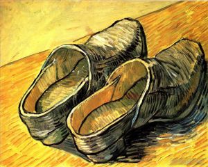 Artist Vincent van Gogh's Work - A Pair of Leather Clogs