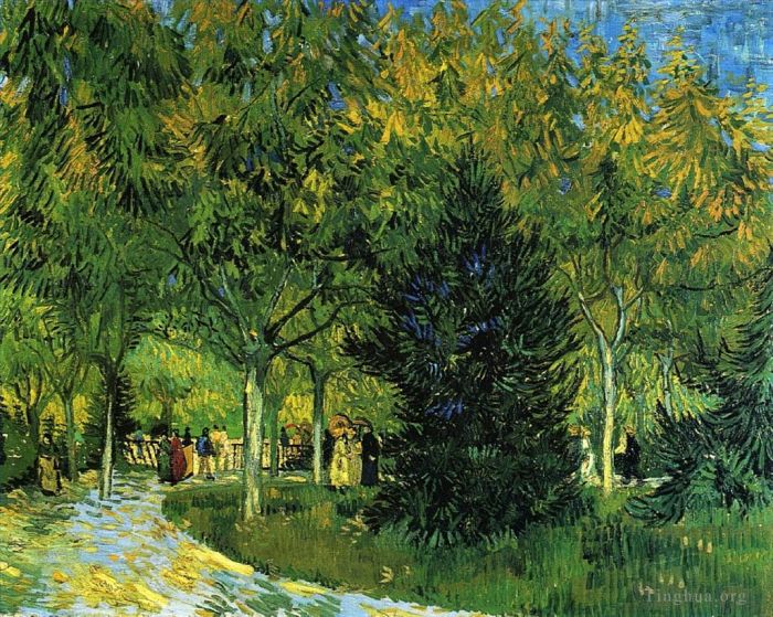 Vincent van Gogh Oil Painting - Avenue in the Park