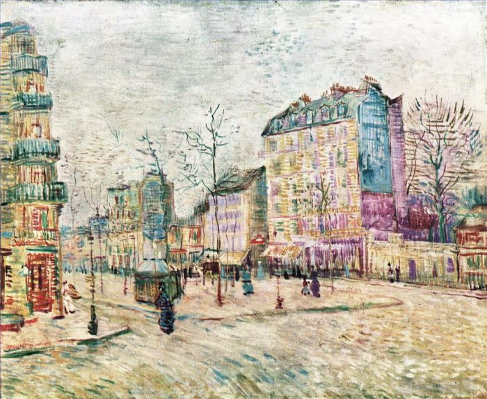 Vincent van Gogh Oil Painting - Boulevard de Clichy