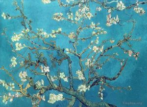 Artist Vincent van Gogh's Work - Branches with Almond Blossom