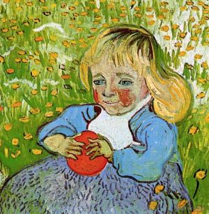 Artist Vincent van Gogh's Work - Child with Orange