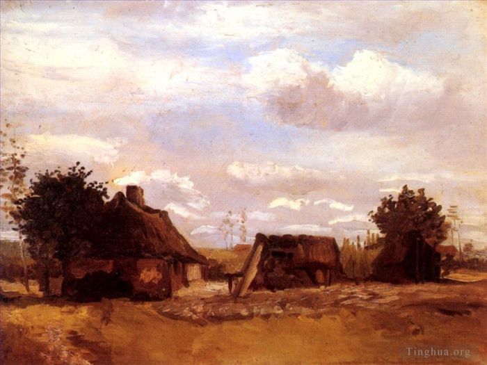 Vincent van Gogh Oil Painting - Cottage
