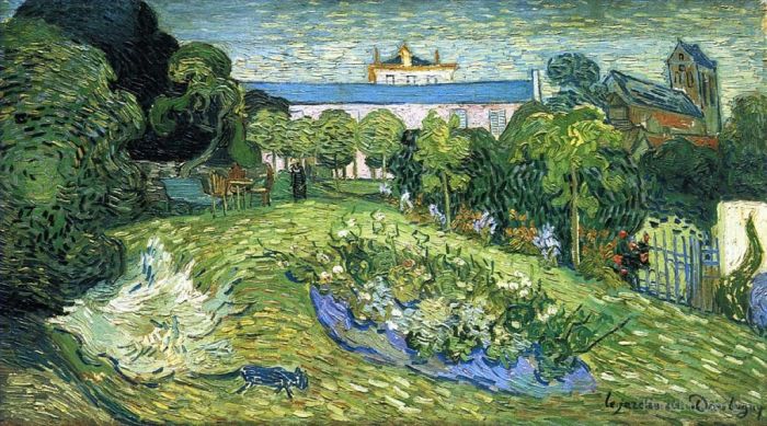Vincent van Gogh Oil Painting - Daubigny s Garden