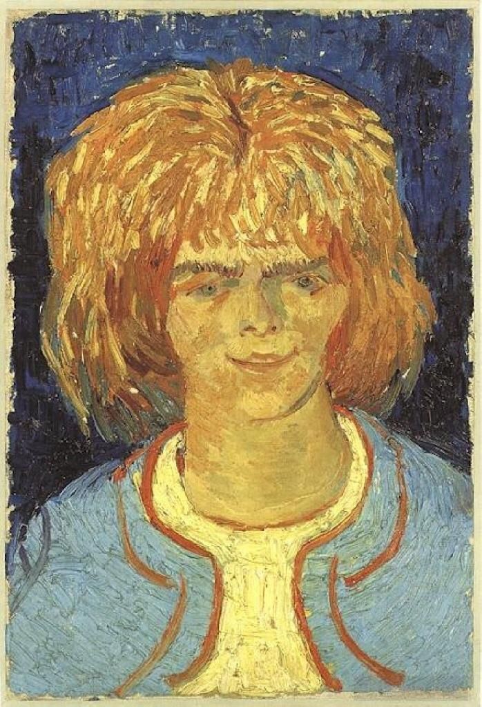 Vincent van Gogh Oil Painting - Girl with Ruffled Hair