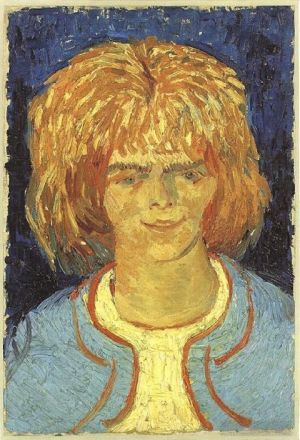 Artist Vincent van Gogh's Work - Girl with Ruffled Hair