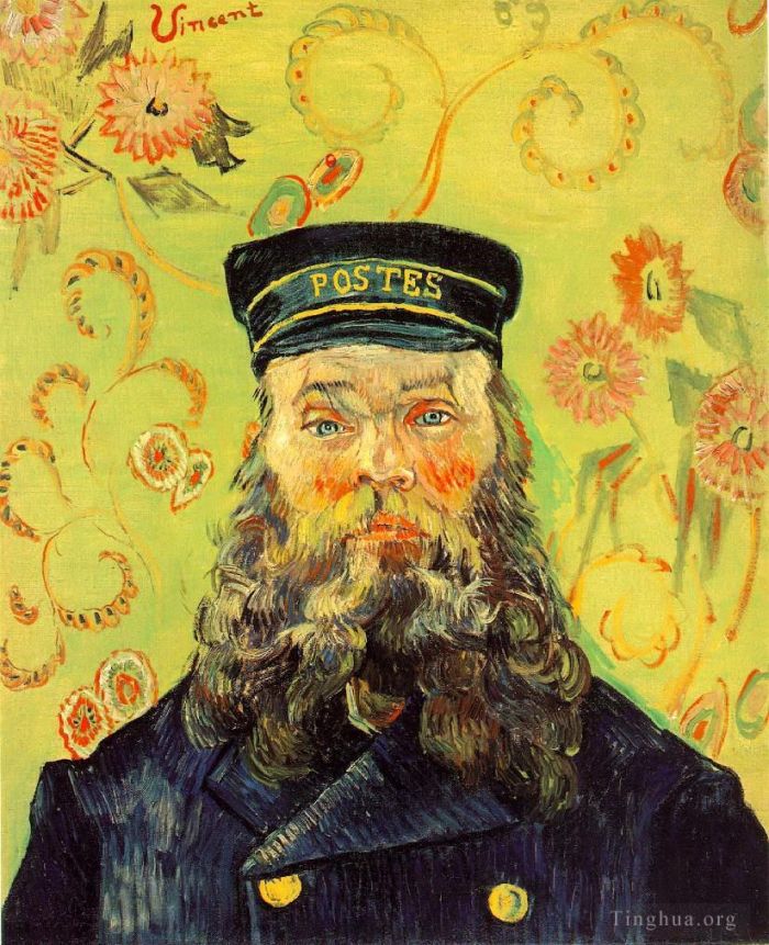 Vincent van Gogh Oil Painting - Joseph Etienne Roulin
