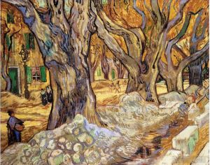 Artist Vincent van Gogh's Work - Large Plane Trees