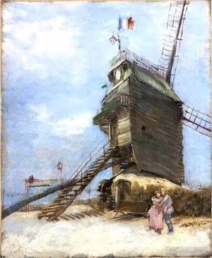 Artist Vincent van Gogh's Work - Le Moulin de la Galette