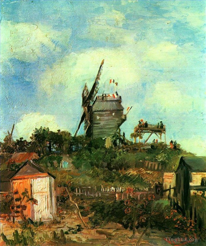 Vincent van Gogh Oil Painting - Le Moulin de la Gallette 3