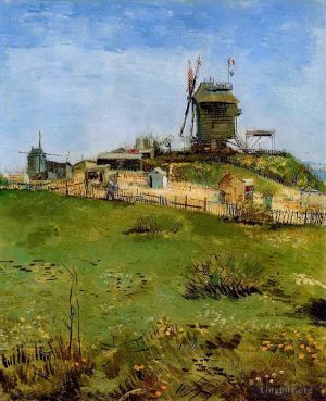 Artist Vincent van Gogh's Work - Le Moulin de la Gallette