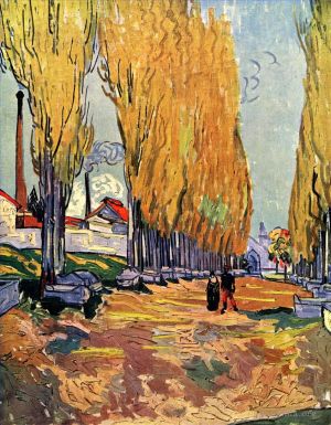 Artist Vincent van Gogh's Work - Les Alyscamps