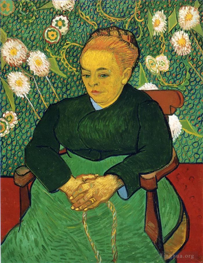 Vincent van Gogh Oil Painting - Madame Roulin Rocking the Cradle