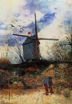 Artist Vincent van Gogh's Work - Moulin de la Galette