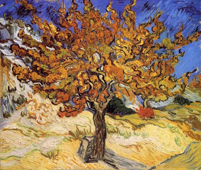 Vincent van Gogh Oil Painting - Mulberry Tree