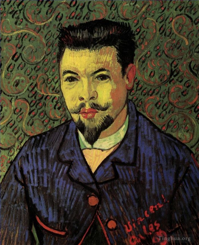 Vincent van Gogh Oil Painting - Portrait of Dr Felix Rey