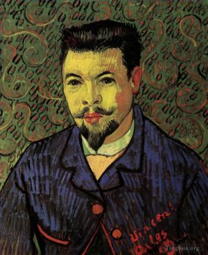 Artist Vincent van Gogh's Work - Portrait of Dr Felix Rey