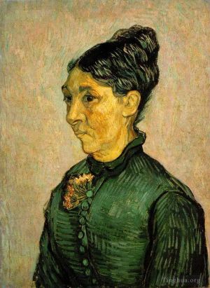 Artist Vincent van Gogh's Work - Portrait of Madame Trabuc
