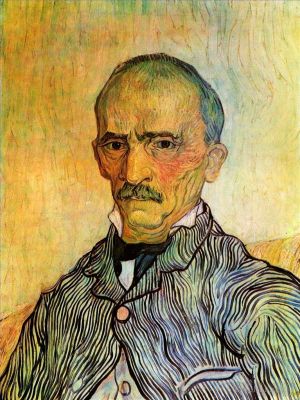 Artist Vincent van Gogh's Work - Portrait of Trabuc an Attendant at Saint Paul Hospital