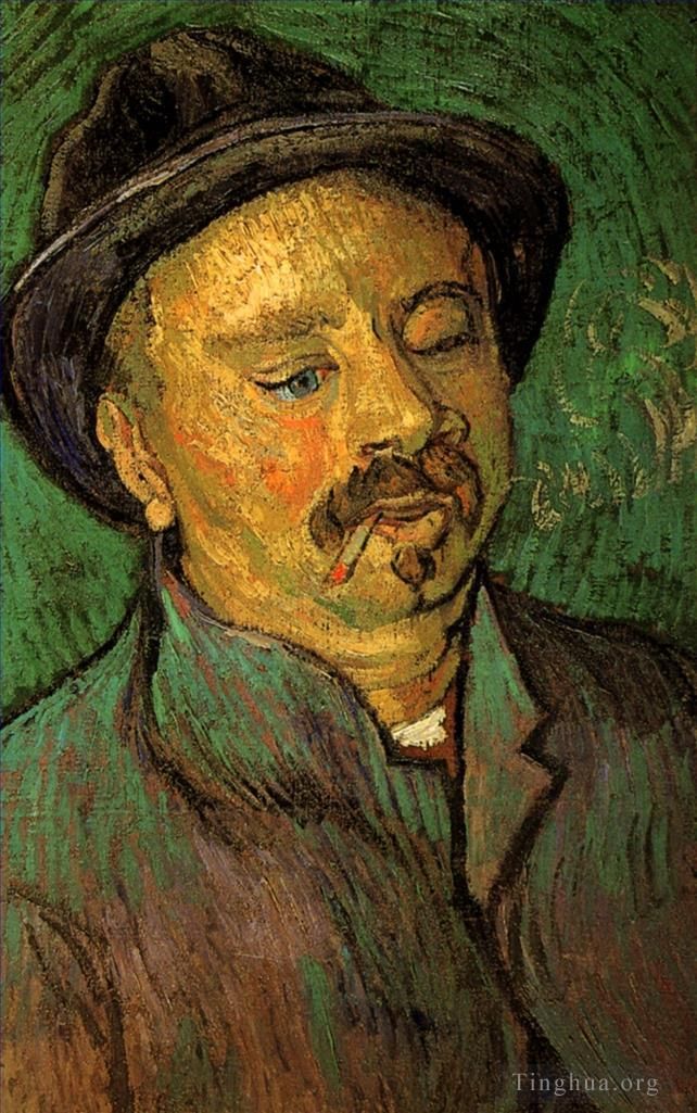 Vincent van Gogh Oil Painting - Portrait of a One Eyed Man