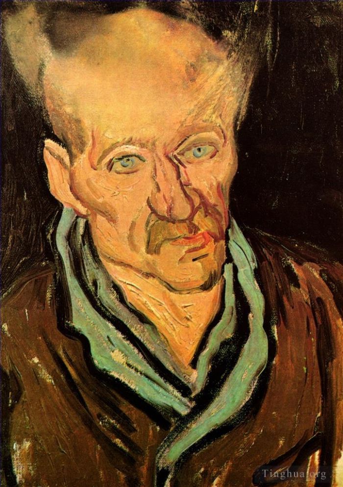 Vincent van Gogh Oil Painting - Portrait of a Patient in Saint Paul Hospital