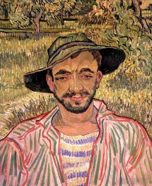 Artist Vincent van Gogh's Work - Portrait of a Young Peasant