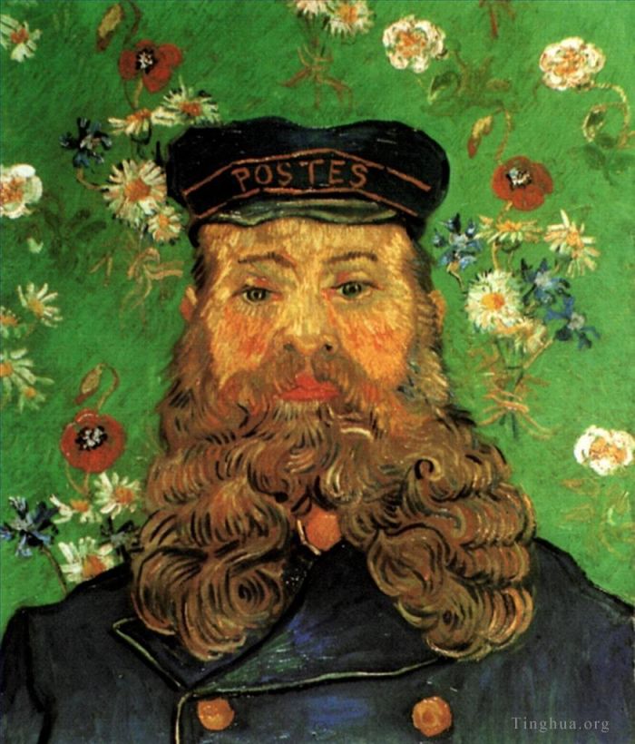 Vincent van Gogh Oil Painting - Portrait of the Postman Joseph Roulin 2