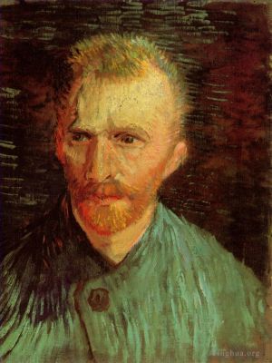 Artist Vincent van Gogh's Work - Self Portrait 1882