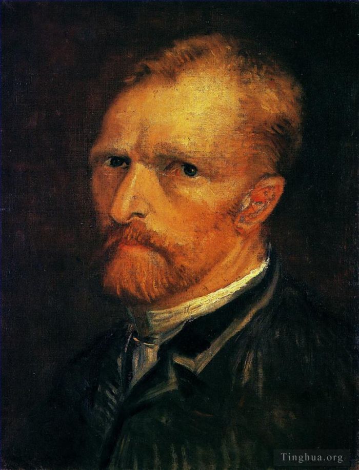 Vincent van Gogh Oil Painting - Self Portrait 1886