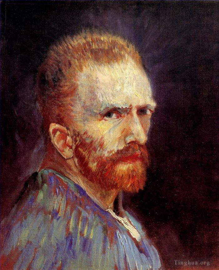 Vincent van Gogh Oil Painting - Self Portrait 1887 6