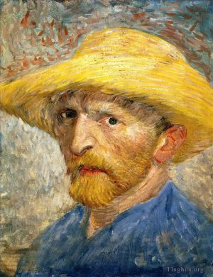 Artist Vincent van Gogh's Work - Self Portrait 1887_2