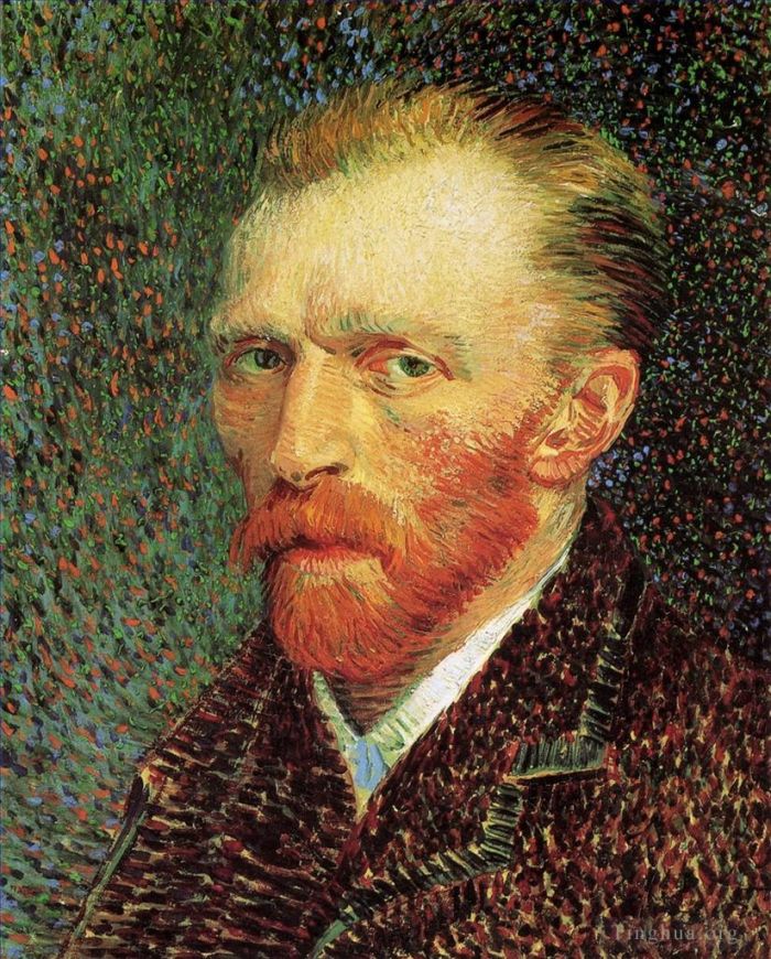 Vincent van Gogh Oil Painting - Self Portrait 1887