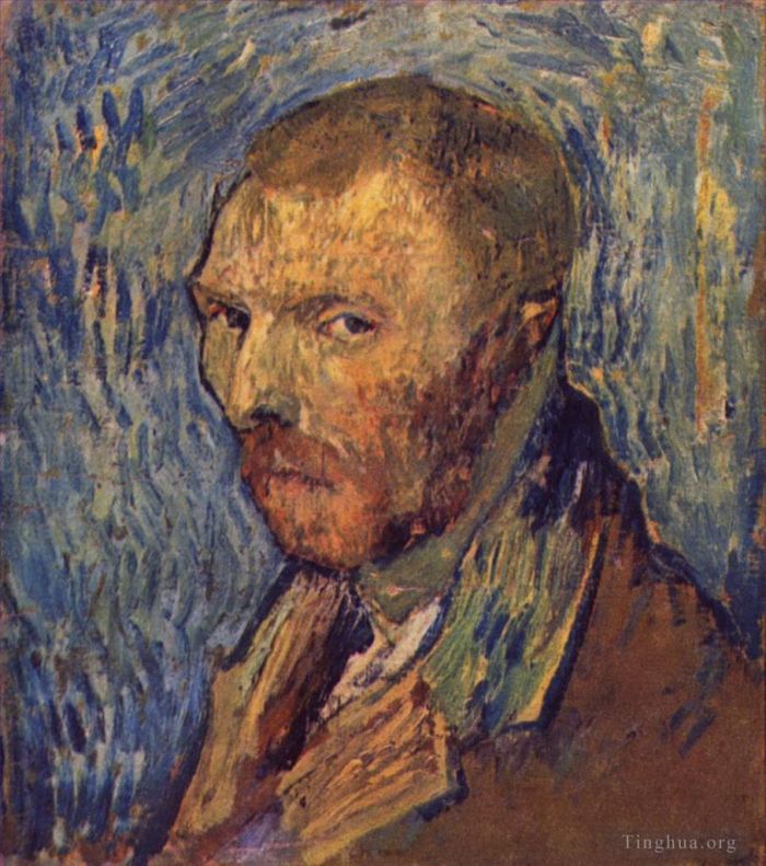 Vincent van Gogh Oil Painting - Selfportrait 1882