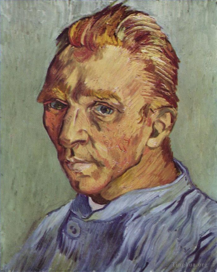 Vincent van Gogh Oil Painting - Selfportrait 1889