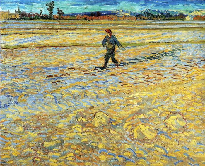 Vincent van Gogh Oil Painting - Sower
