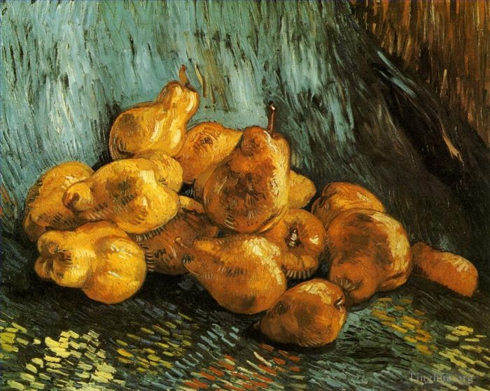 Vincent van Gogh Oil Painting - Still Life with Pears