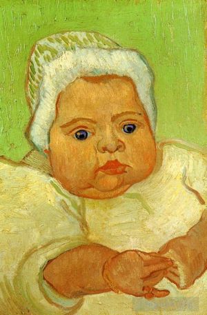 Artist Vincent van Gogh's Work - The Baby Marcelle Roulin