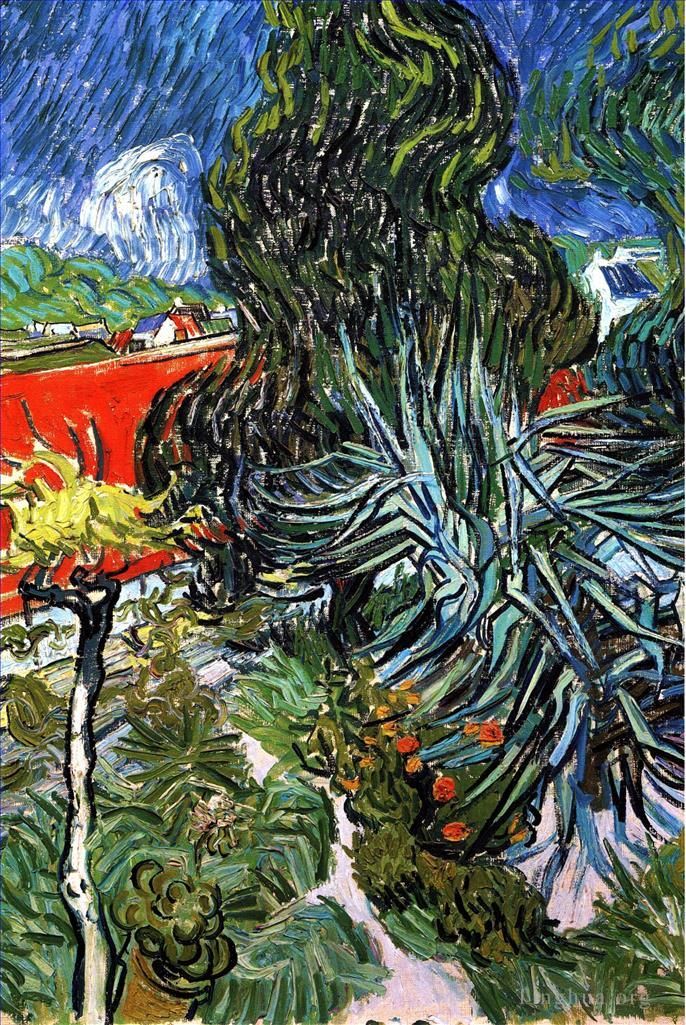 Vincent van Gogh Oil Painting - The Garden of Doctor Gachet at Auvers sur Oise