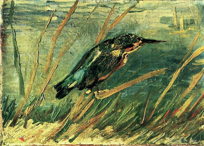 Vincent van Gogh Oil Painting - The Kingfisher