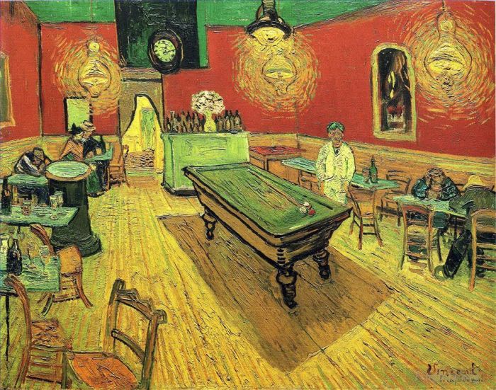 Vincent van Gogh Oil Painting - The Night Cafe