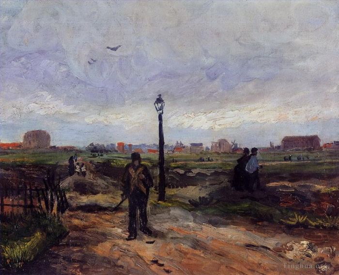Vincent van Gogh Oil Painting - The Outskirts of Paris