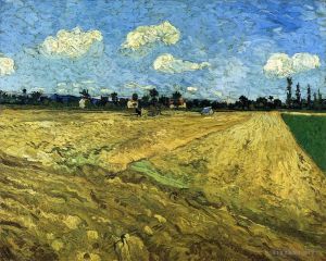 Artist Vincent van Gogh's Work - The Ploughed Field