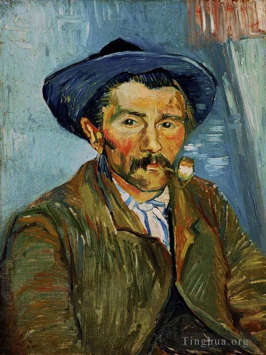 Vincent van Gogh Oil Painting - The Smoker Peasant