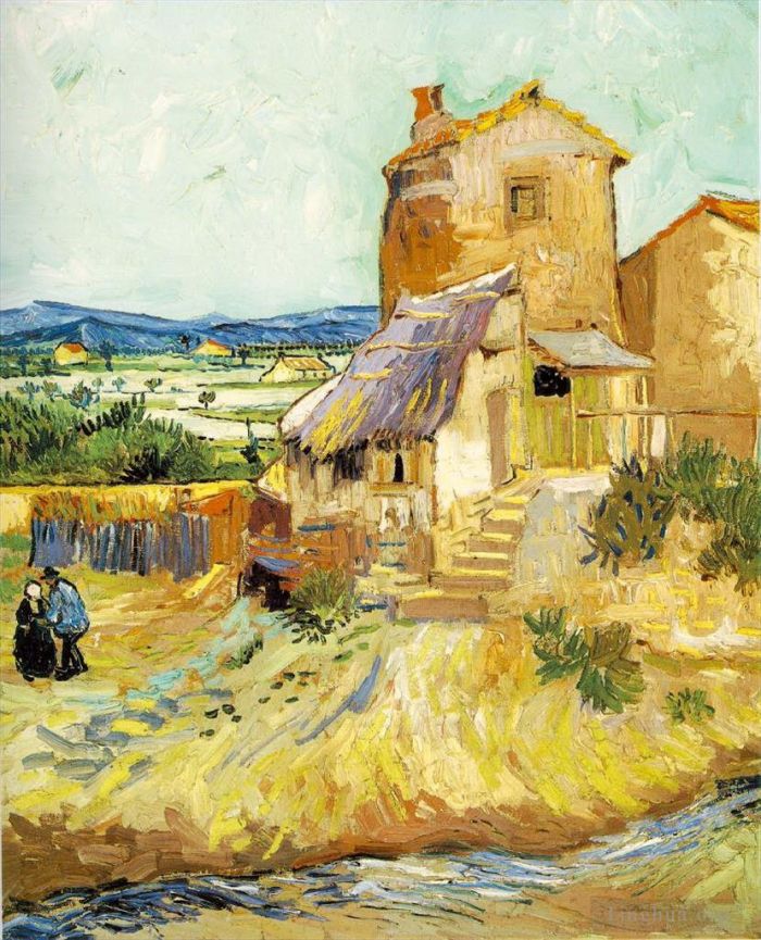 Vincent van Gogh Oil Painting - The old mill