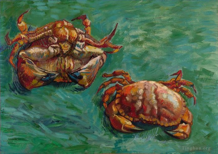 Vincent van Gogh Oil Painting - Two Crabs